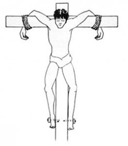 260x295 Roman Crucifixion Methods Reveal The History Of Crucifixion - Crucifiction Sketch