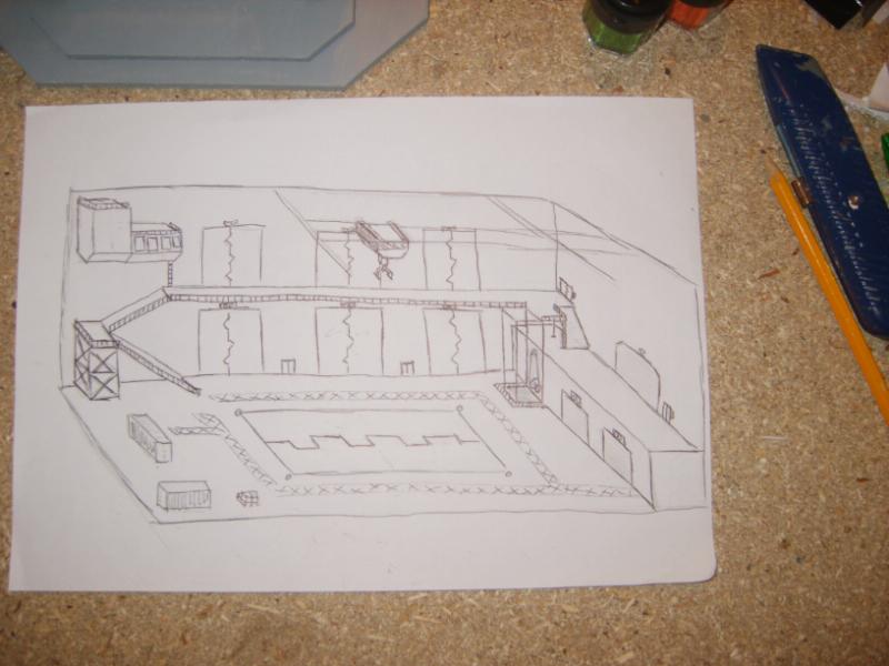 800x600 Crude Sketch Of The Cargo Hold - Crude Sketch