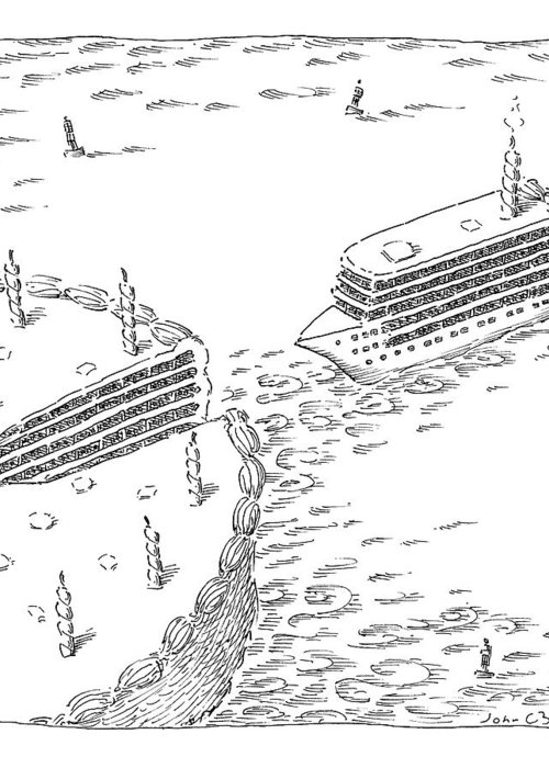 Cruise Ship Sketch