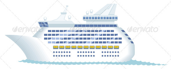 590x238 Cruise Ship By Malchev Graphicriver - Cruise Ship Sketch