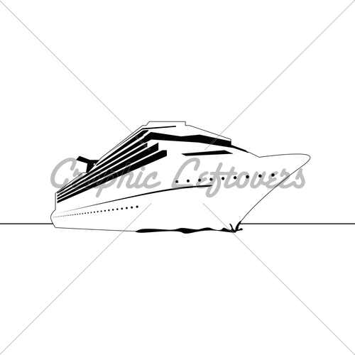 500x500 Cruise Ship Gl Stock Images - Cruise Ship Sketch