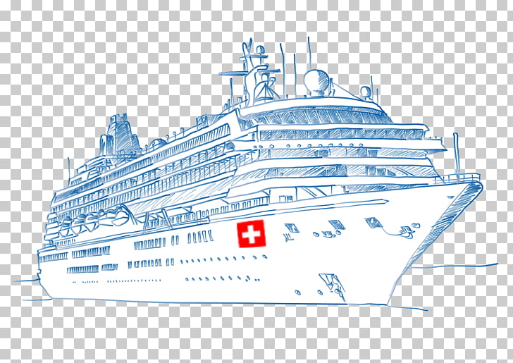 728x515 Free Download Cruise Ship Drawing Ocean Liner Sketch, Cruise - Cruise Ship Sketch