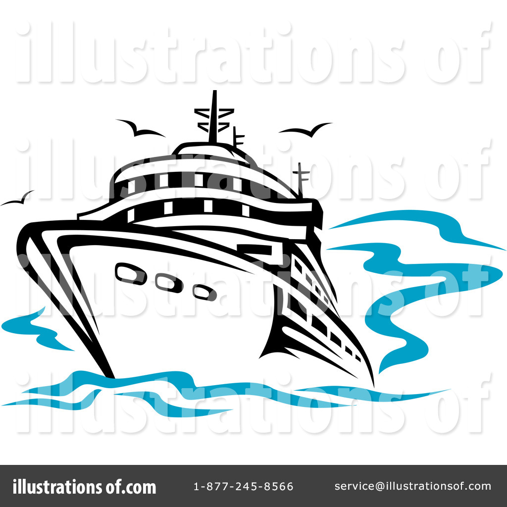1024x1024 Cruise Ship Clipart Logo 20 - Cruise Ship Sketch