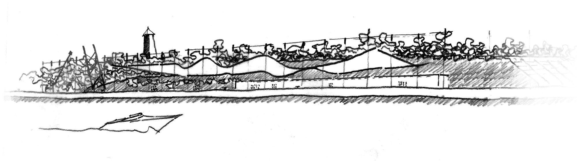 2000x561 Gallery Of Sydney Cruise Terminal Johnson Pilton Walker - Cruise Sketch