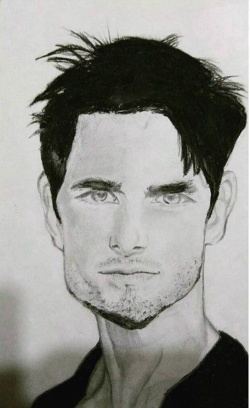 364x592 Tom Cruise Sketch Tom Cruise, Sketches And Toms - Cruise Sketch