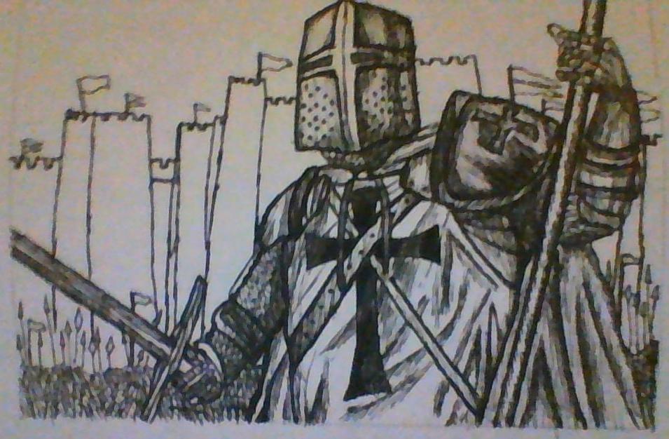 955x626 Crusader Sketch - Crusader Sketch
