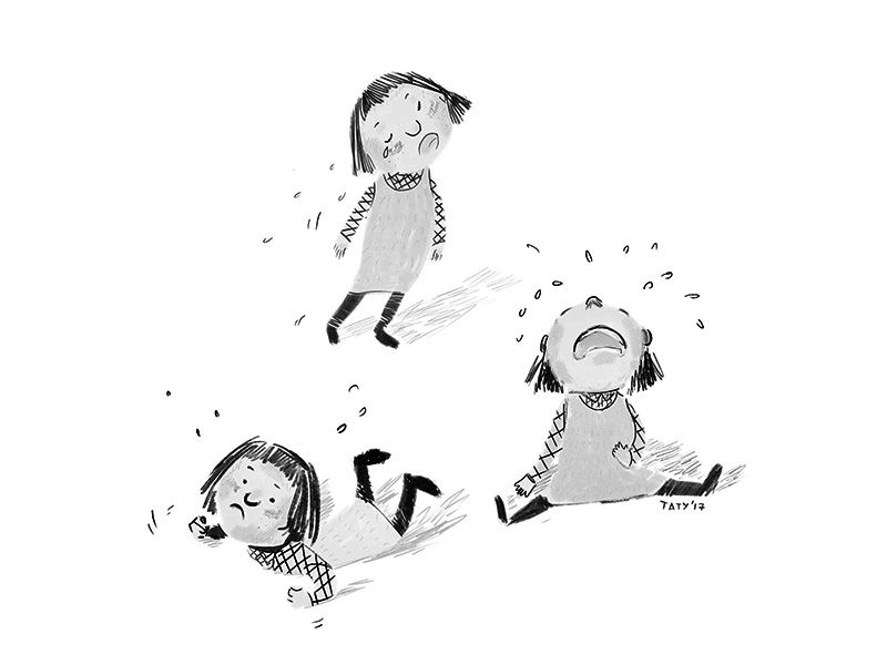 800x600 Inktober Day 21 - Crying Baby Sketch