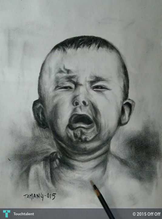 Crying Baby Sketch At Explore Collection Of Crying