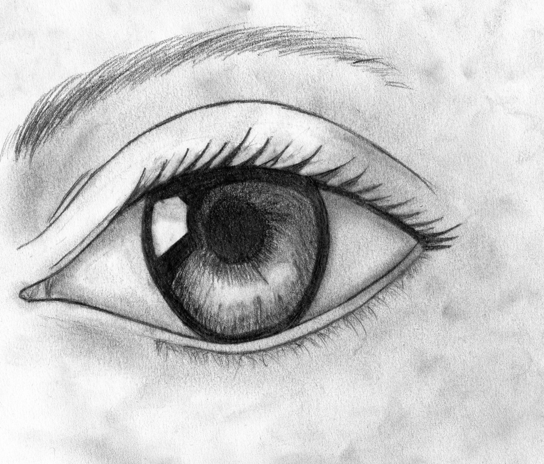 Crying Eyes Sketch at PaintingValley.com | Explore collection of Crying ...