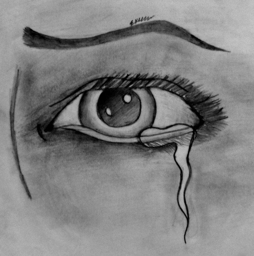 Crying Eyes Sketch At Paintingvalley.com 