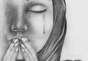 300x210 Drawing Sad Face Crying Image Sad Crying Faces Girl Drawings Sad - Crying Face Sketch