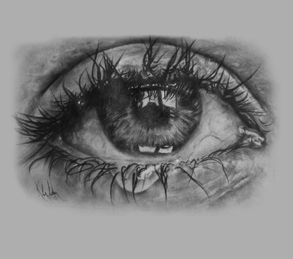 951x840 Crying Eye By Sith Katie Uksp Eyes Are The Windows To The Soul - Crying Face Sketch