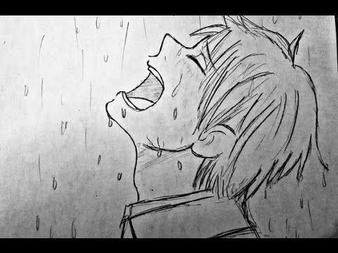 480x360 How To Draw Crying Boy Emotion - Crying Sketch