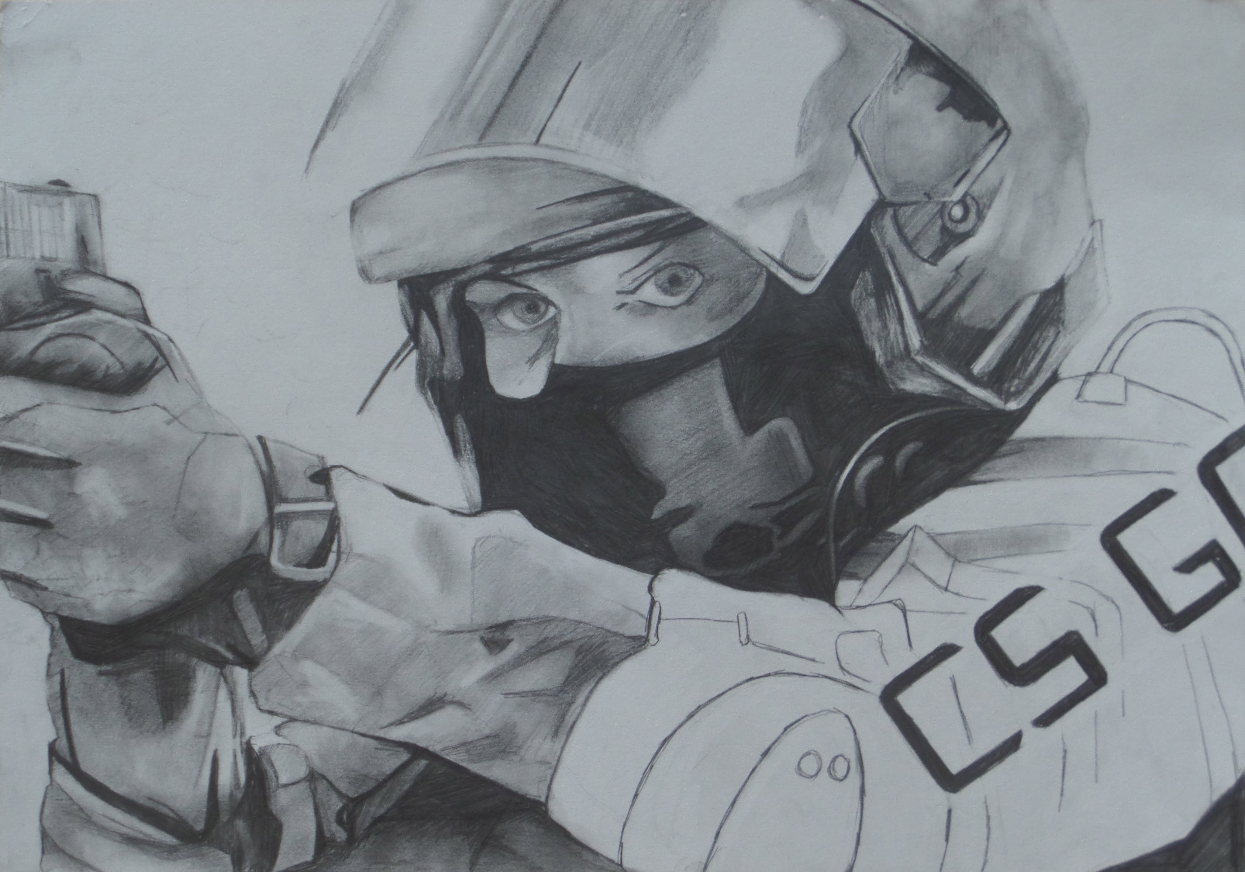 4096x2868 Speed Art - Csgo Sketch