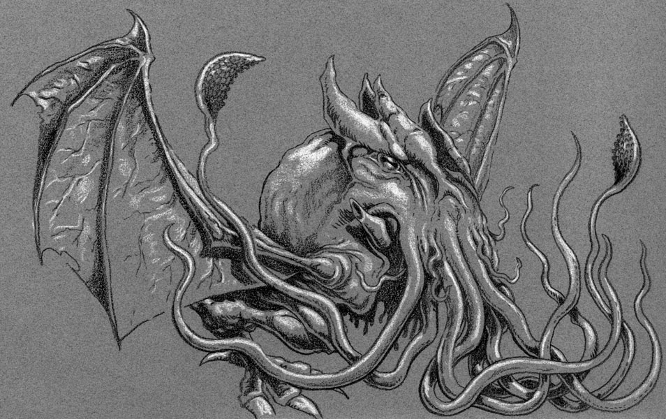 954x600 Cthulhu Sketch - Cthulhu Sketch