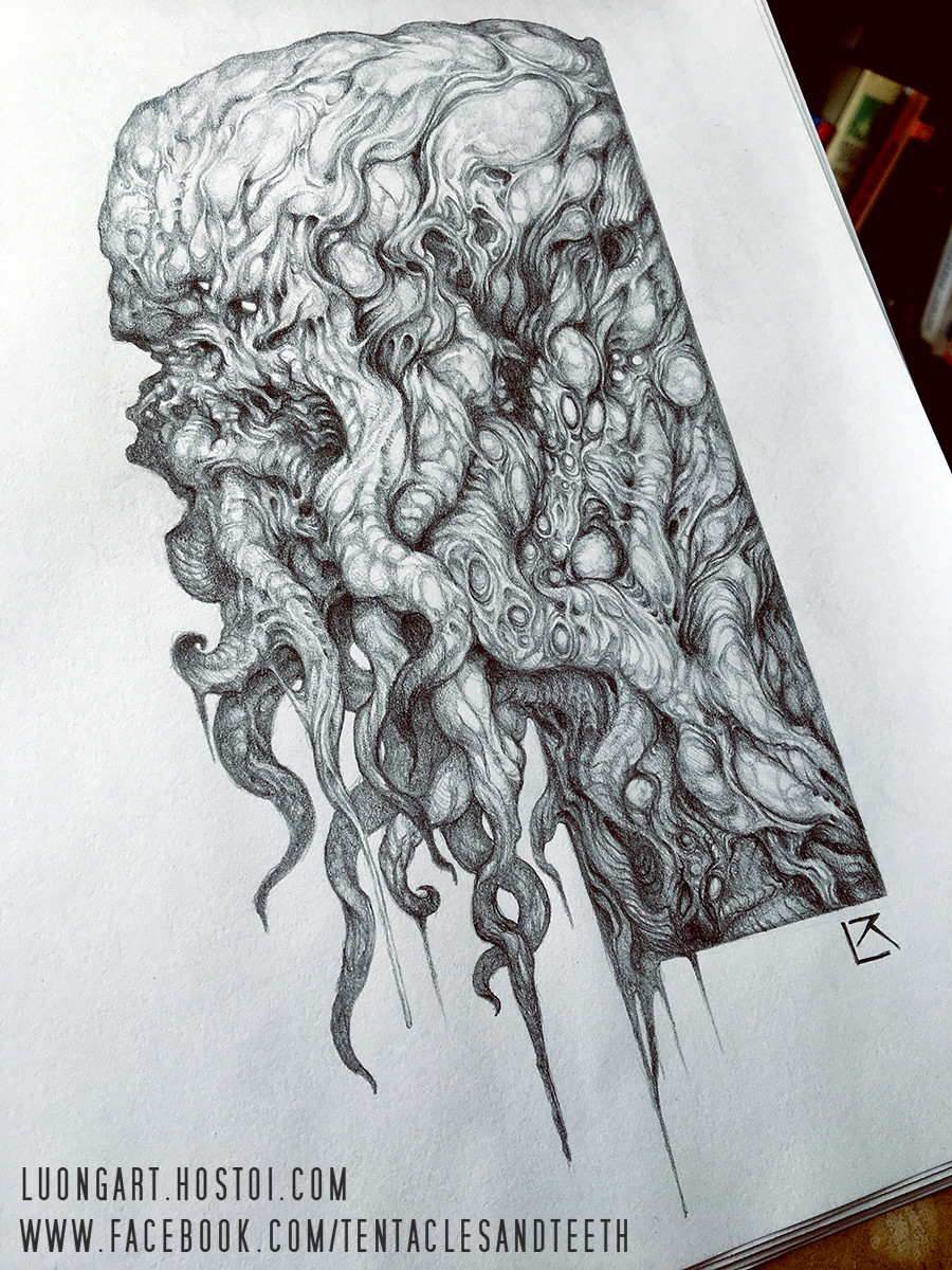 900x1200 Artstation - Cthulhu Sketch