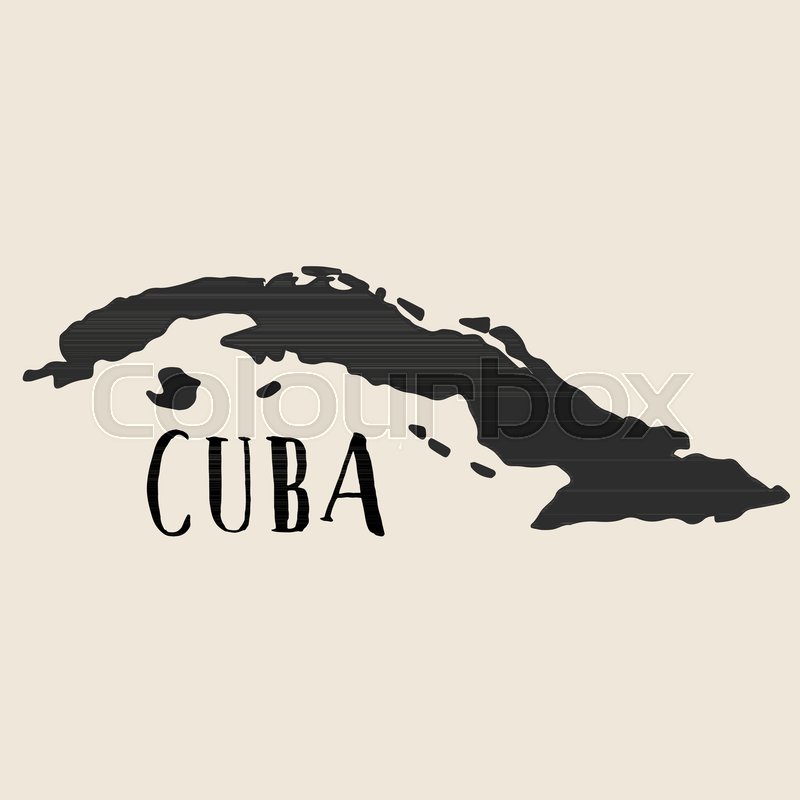 800x800 Doodle Freehand Map Sketch Of Cuba ,vector Illustration Stock - Cuba Sketch