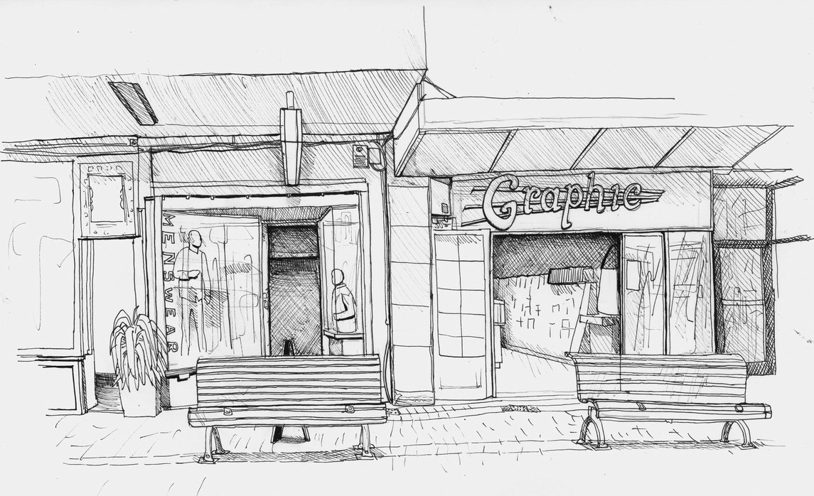 1145x698 Quick Cuba St. Sketch By Fatmarco - Cuba Sketch
