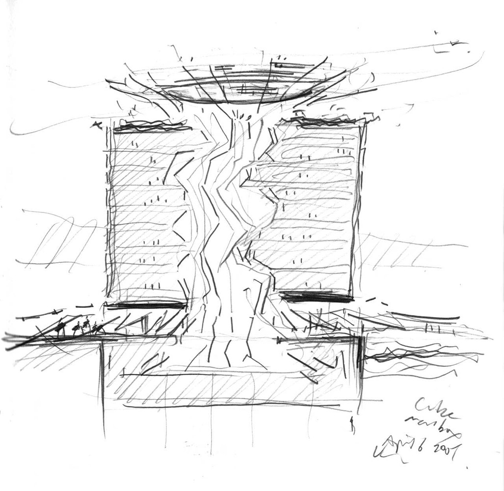 1027x1000 Gallery Of The Cube Make Architects - Cube Sketch