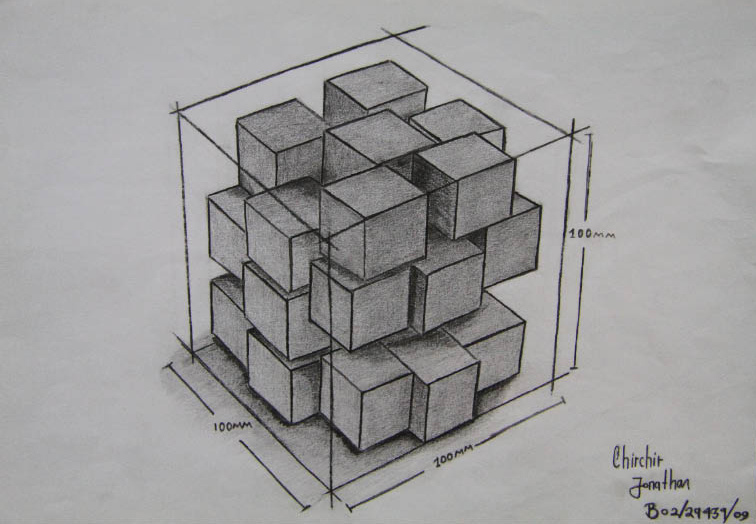 756x524 Basic Cube Design - Cube Sketch