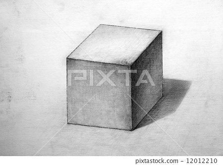 450x333 Rough Sketch, Cube, Cubes - Cube Sketch