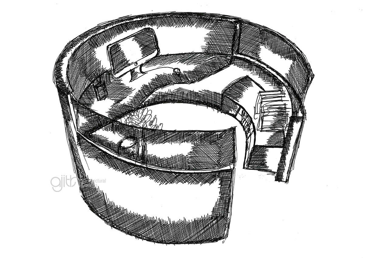 1200x848 Ofice Cubicle Cubicle Workstation ( Circle Pattern ) On Behance - Cubicle Sketch