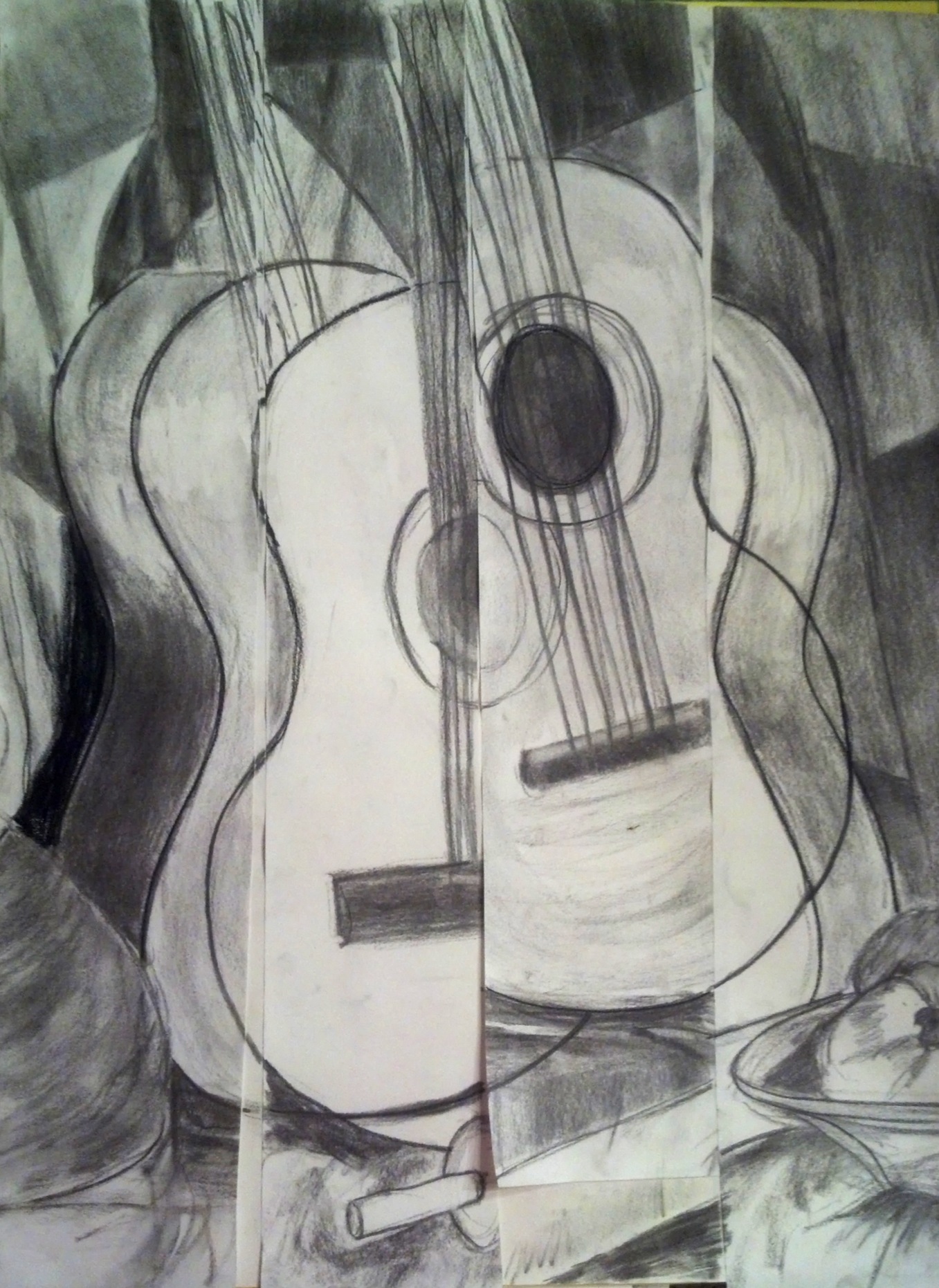 1357x1862 Cubism Sketches - Cubism Sketch