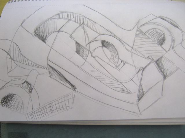640x478 How To Draw In Cubist Style - Cubism Sketch