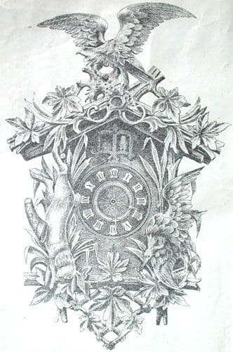332x500 The Short History Of The Cuckoos Clock From The Black Fores - Cuckoo Clock Sketch