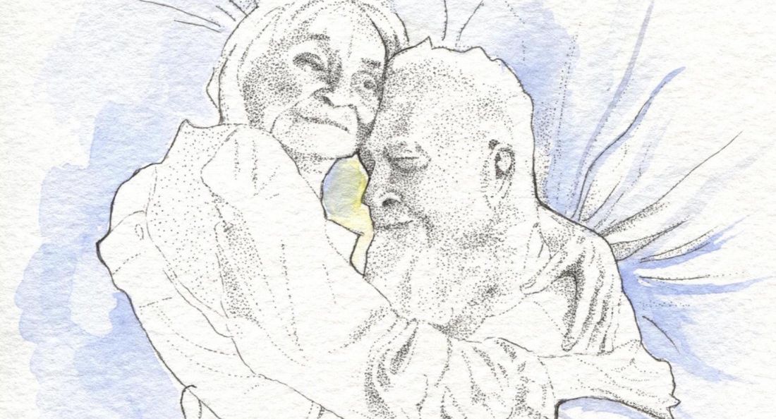 1100x594 Cuddle Culture The Uniter - Cuddling Sketch