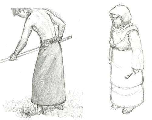 500x393 Life In Talyat Kinslayer World Building Sketches Of A Bronze Age - Culture Sketches