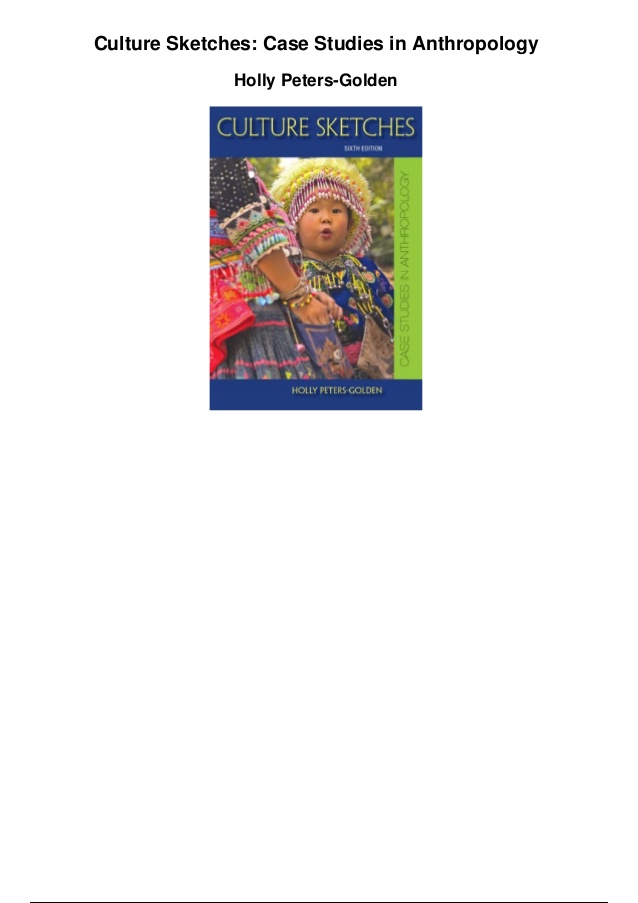 638x903 X Culture Sketches Case Studies In Anthropology - Culture Sketches