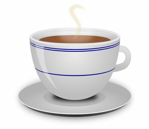 575x500 Creating A Coffee Cup With Inkscape - Cup And Saucer Sketch