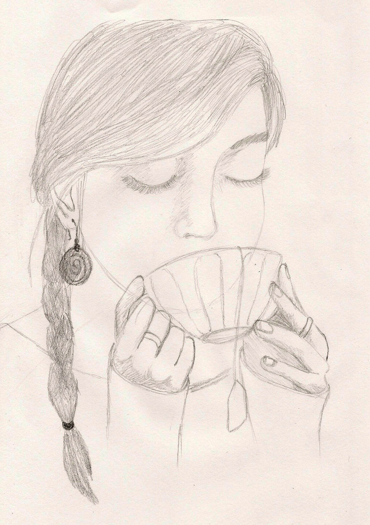 750x1065 A Cup Of Tea Sketch By Aruba616 - Cup Of Tea Sketch