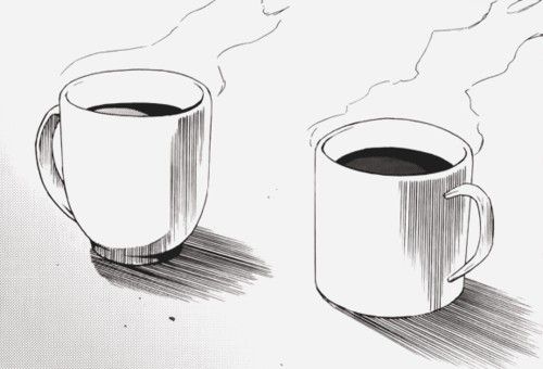 500x340 An Interesting Coffee Cup Sketch Design Art - Cup Sketch