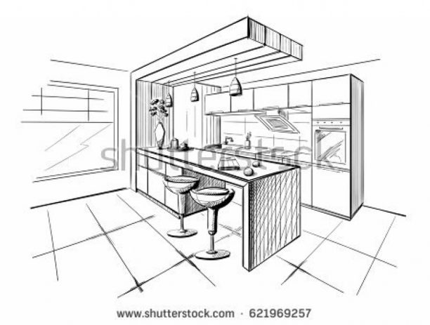 Cupboard Sketch At Paintingvalley Com Explore Collection Of