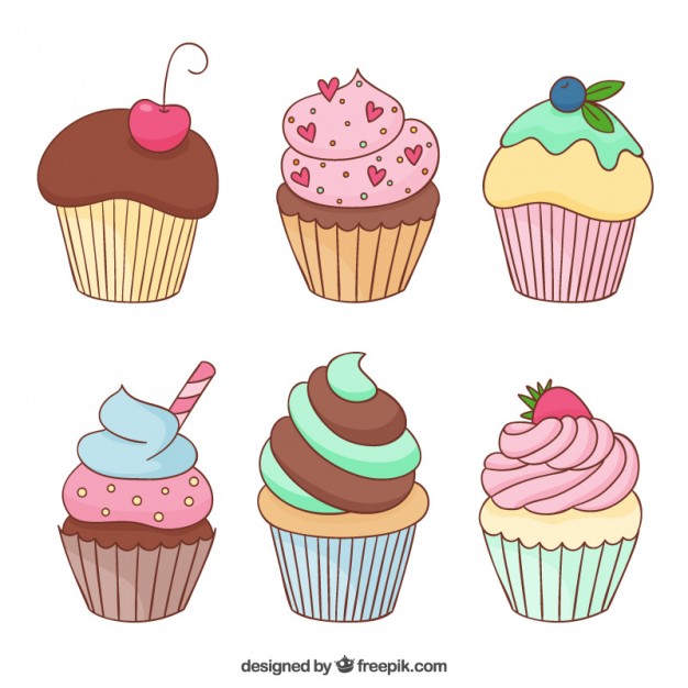 626x626 Cupcake Vectors, Photos And Psd Files Free Download - Cupcake Sketch