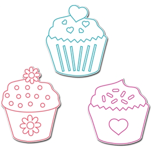 300x300 Silhouette Design Store - Cupcake Sketch