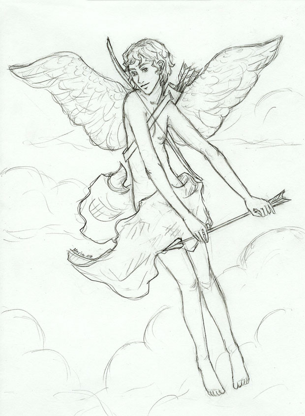 620x845 Cupid - Cupid Sketch