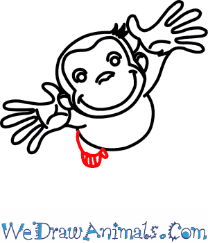 300x350 How To Draw Curious George - Curious George Sketch
