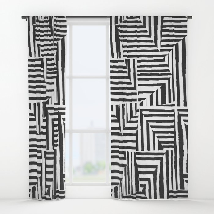 700x700 Optical Illusion Sketch Window Curtains By Cosmicspacemermaid - Curtain Sketch