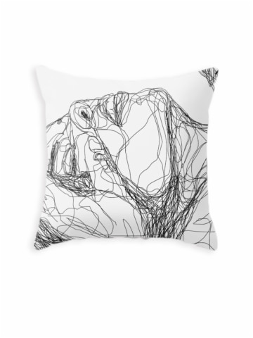 360x480 Buy Car Cushion Sketch Lines Hand Painted Sofa Decoration Pillow - Cushion Sketch