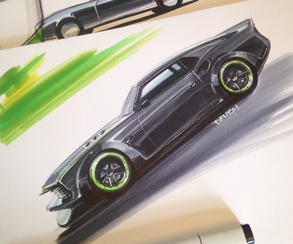 1024x851 How To Make Your Marker Sketches Pop - Custom Car Sketches