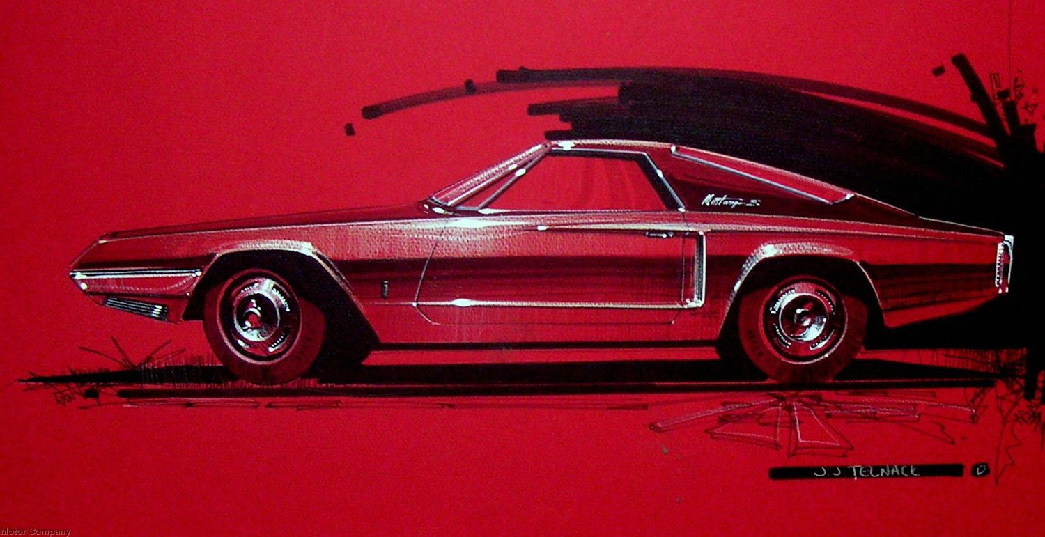1500x771 Two Seater Mustangs, Take 2 Hemmings Daily - Custom Car Sketches