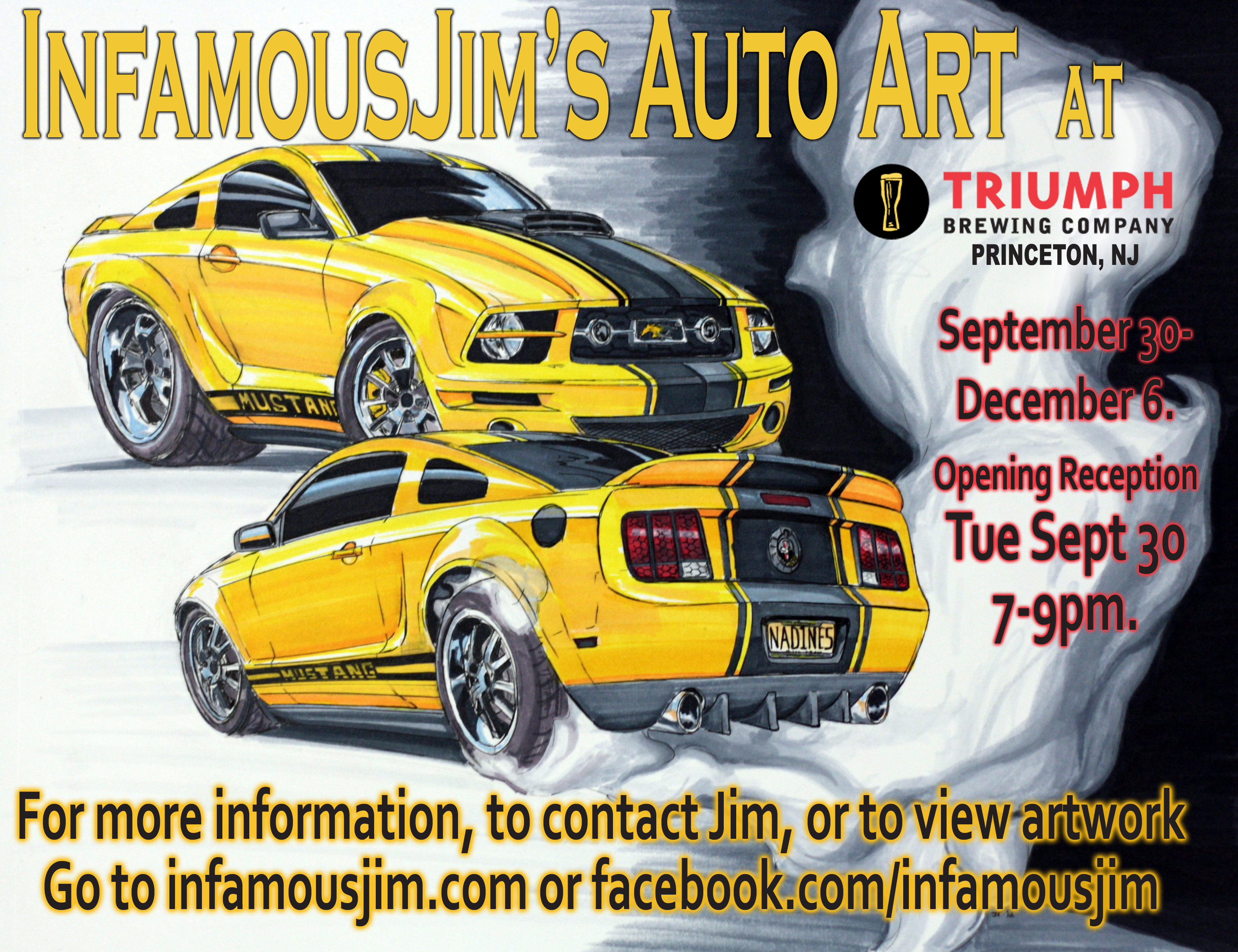3084x2372 Cartoon Infamous Jims Auto Art - Custom Car Sketches