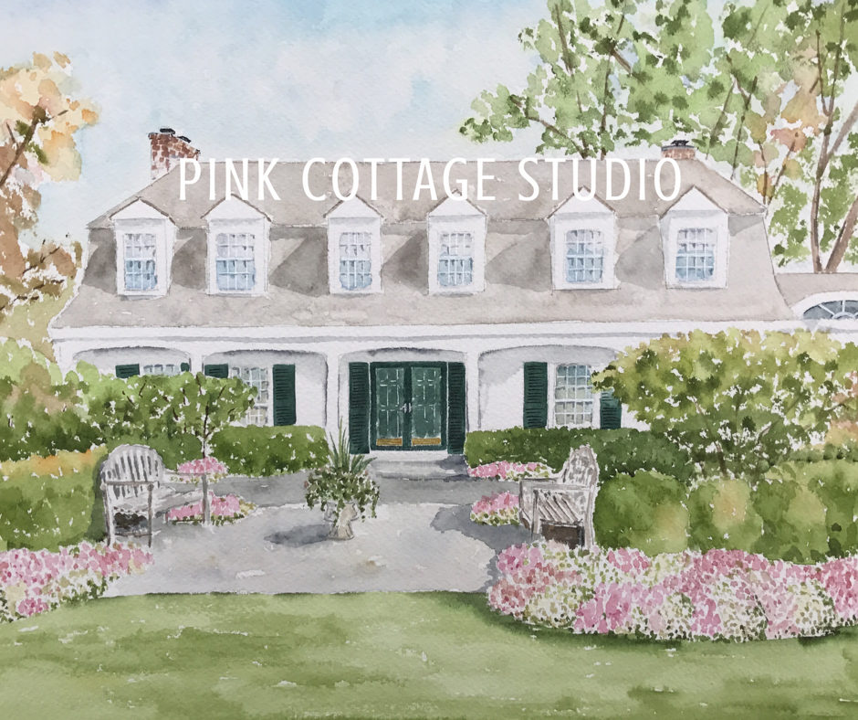 940x788 Custom House Portrait Painting, Personalized Couple Gift, Paper - Custom House Sketch