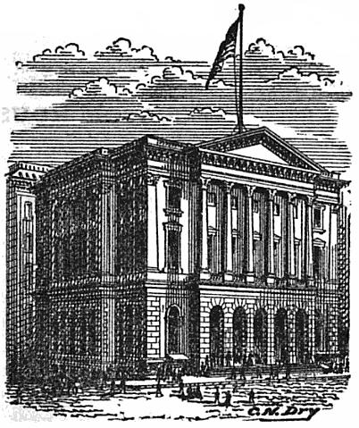 402x479 Bygone Saint Louis Custom House And Post Office, 1878 - Custom House Sketch