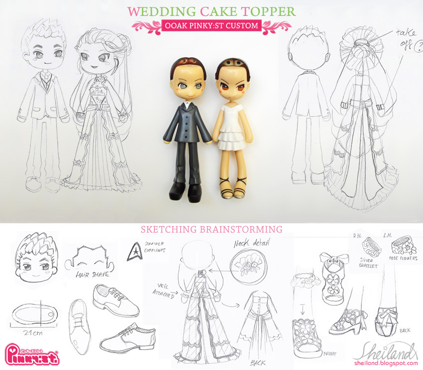 850x743 Pinky St Wedding Custom! Sketches Pinkyst Project 02. - Custom Sketches