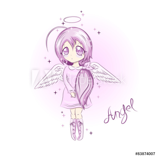 Cute Angel Sketch at PaintingValley.com | Explore collection of Cute ...