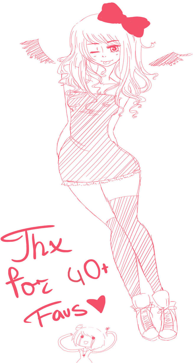 653x1224 Cute Angel Sketch By Draskyla - Cute Angel Sketch